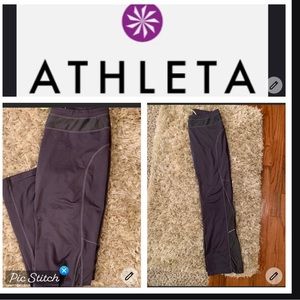Athleta gray track pants great condition